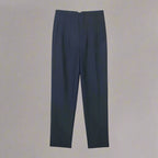 Women’s high waist slim casual trousers by Plush Fashion Hub, shown in black fabric with a tailored fit and clean design.