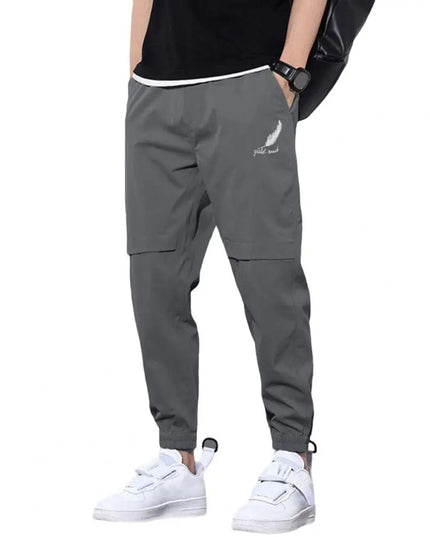 Men  Elastic Waist  Cargo Pants - Plush Fashion Shop #