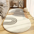 Plush Fashion Hub VIKAMA soft warm bedside floor mat, waterproof washable sofa rug for bedroom or home decor.