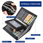 Personalized men's wallet from Trendy Attic Store01 with sleek design, perfect for gifting to him.