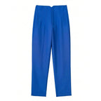 Women’s high waist slim casual trousers by Plush Fashion Hub, shown in a stylish fit perfect for everyday wear.