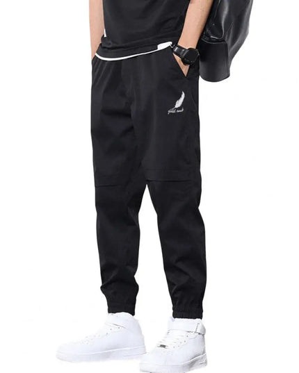 Men  Elastic Waist  Cargo Pants - Plush Fashion Shop #