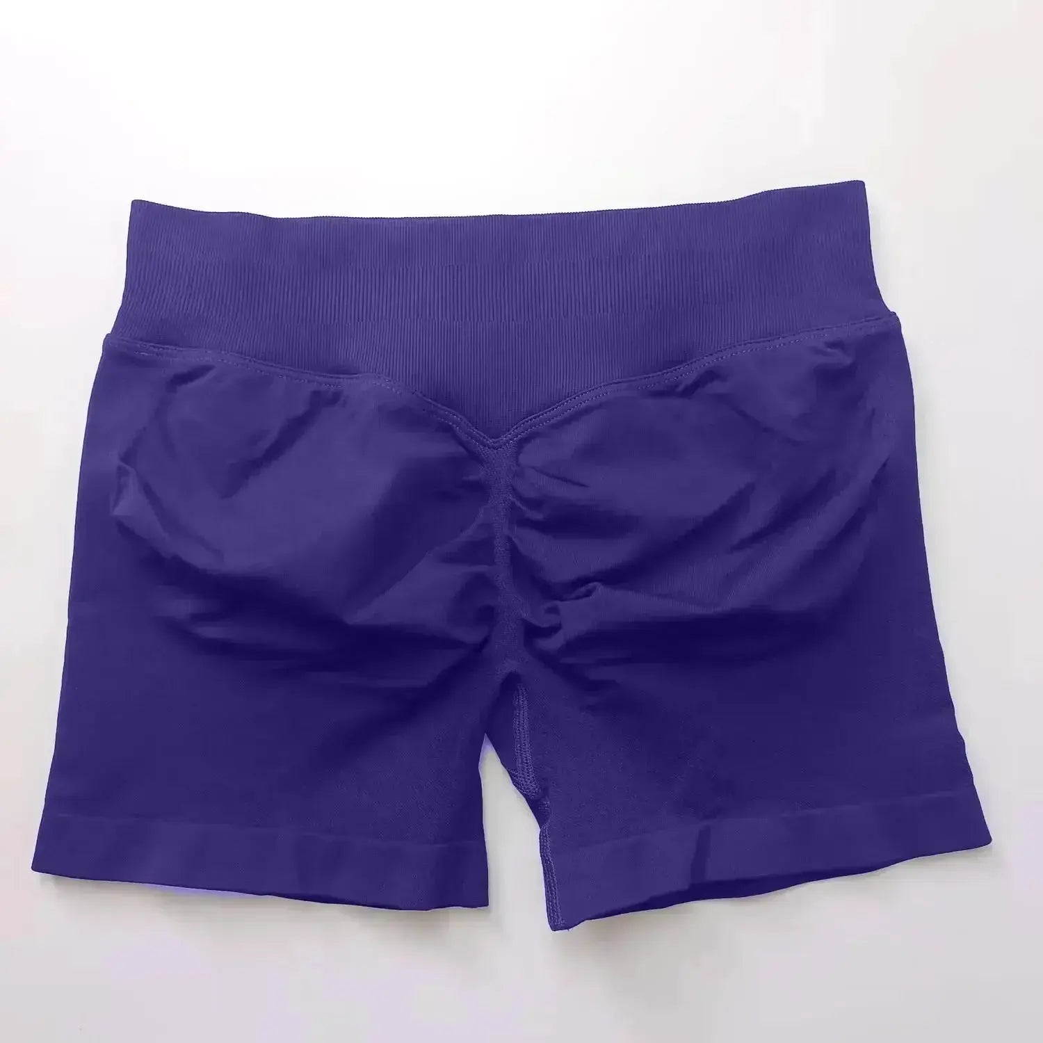 Women's seamless scrunch butt gym shorts by NCLAGEN Gym Wear, designed for high-performance fitness and yoga workouts.