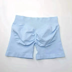 Women's seamless scrunch butt gym shorts by NCLAGEN Gym Wear, designed for fitness and yoga with a high-performance fit.
