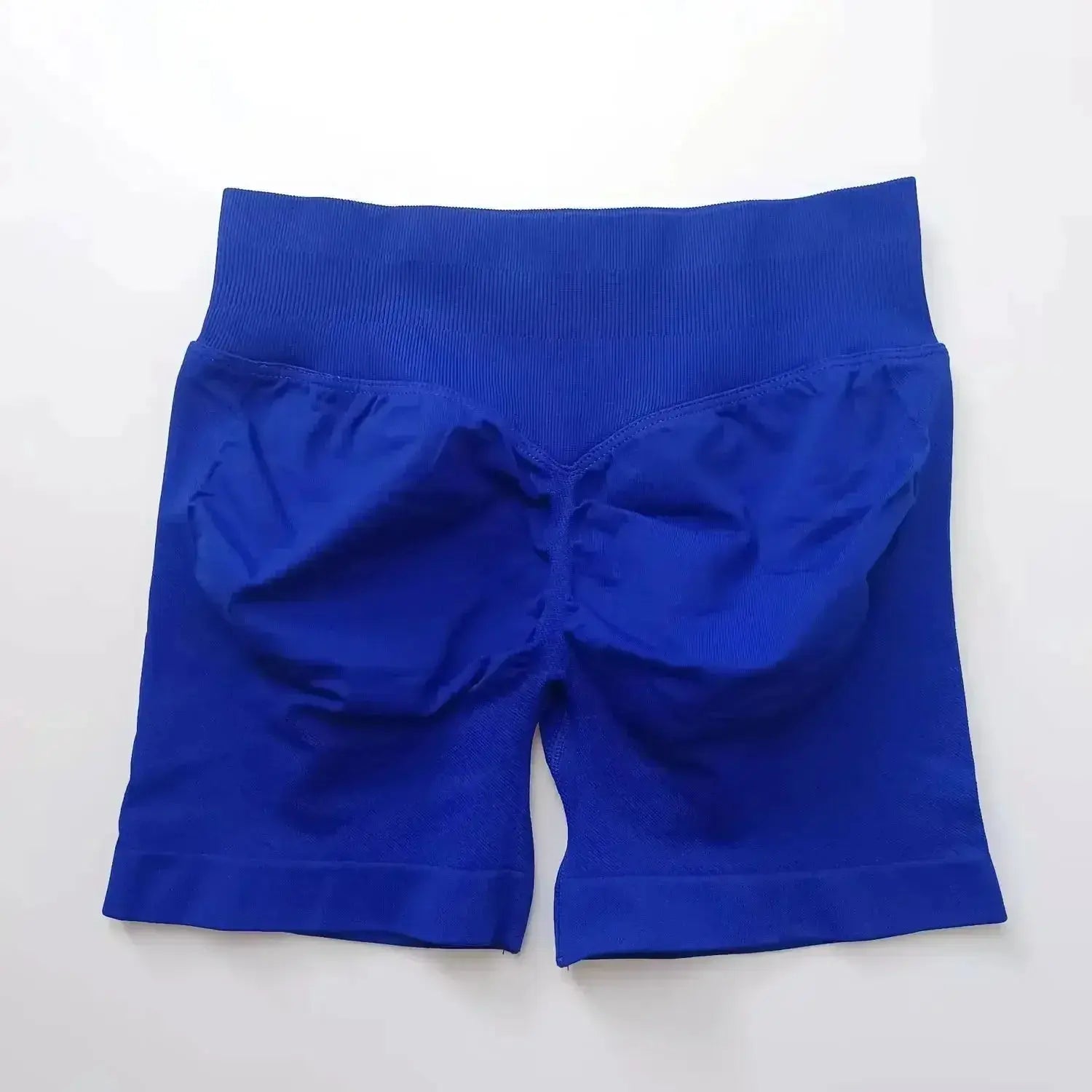Women's seamless gym shorts with scrunch butt design, ideal for fitness and yoga, by NCLAGEN Gym Wear Store.
