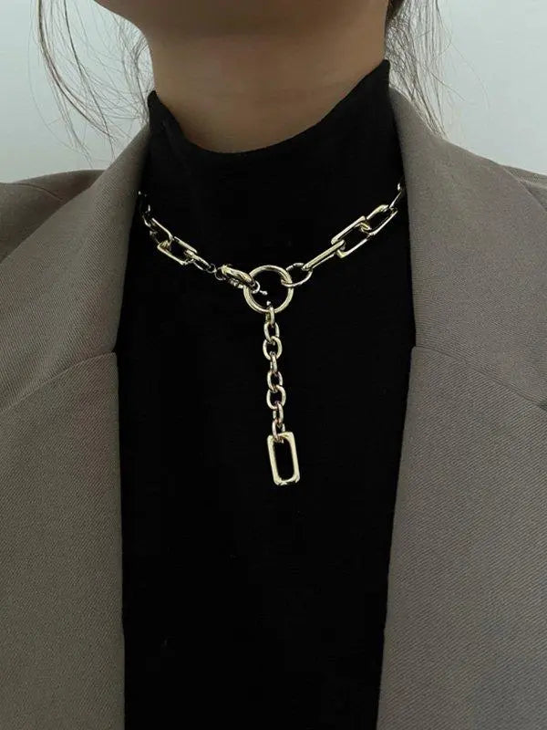 Simple Normcore Chain Necklace Plush Fashion Hub