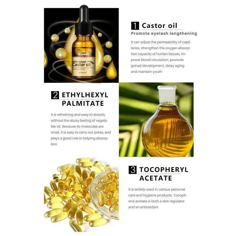 Soft eyebrow and eyelash hair with Plush Fashion Hub nourishing growth oil, moisturizing root treatment for healthier, fuller brows and lashes