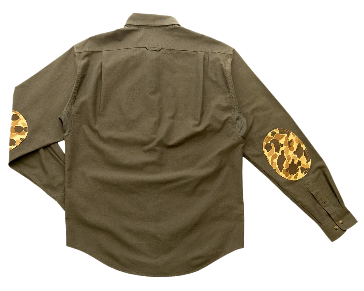 Sportsmans Shirt - Moss Oxford/Original Camo Ball and Buck
