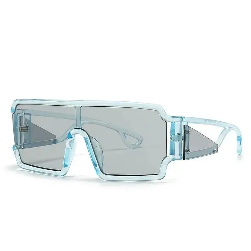 Women's oversized vintage square sunglasses by Plush Fashion Hub with large retro frames and bold style.