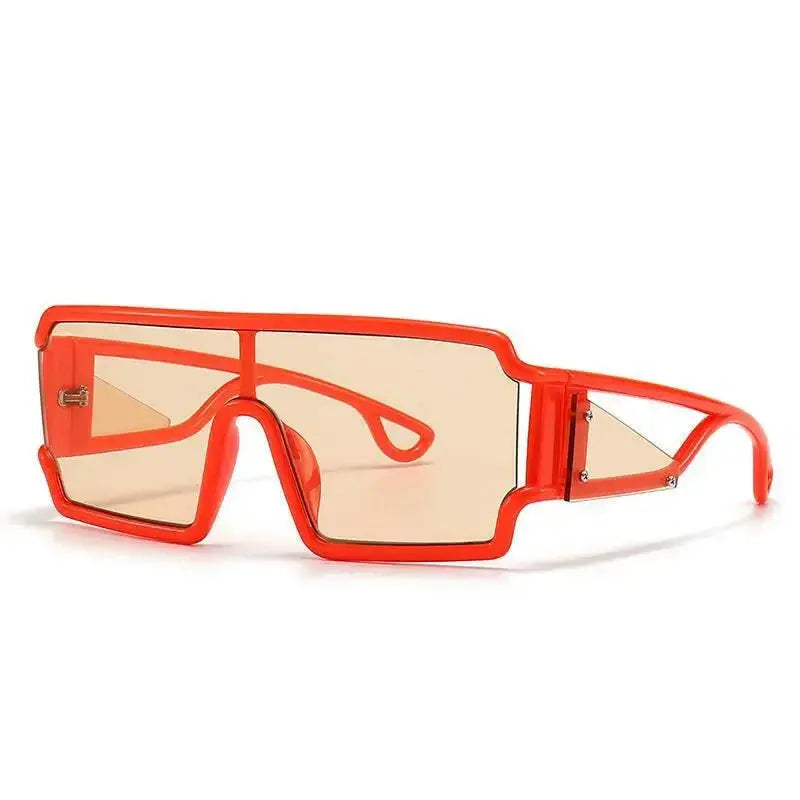 Women's oversized vintage square sunglasses by Plush Fashion Hub with retro style and large rims, fashion eyewear for a bold look.