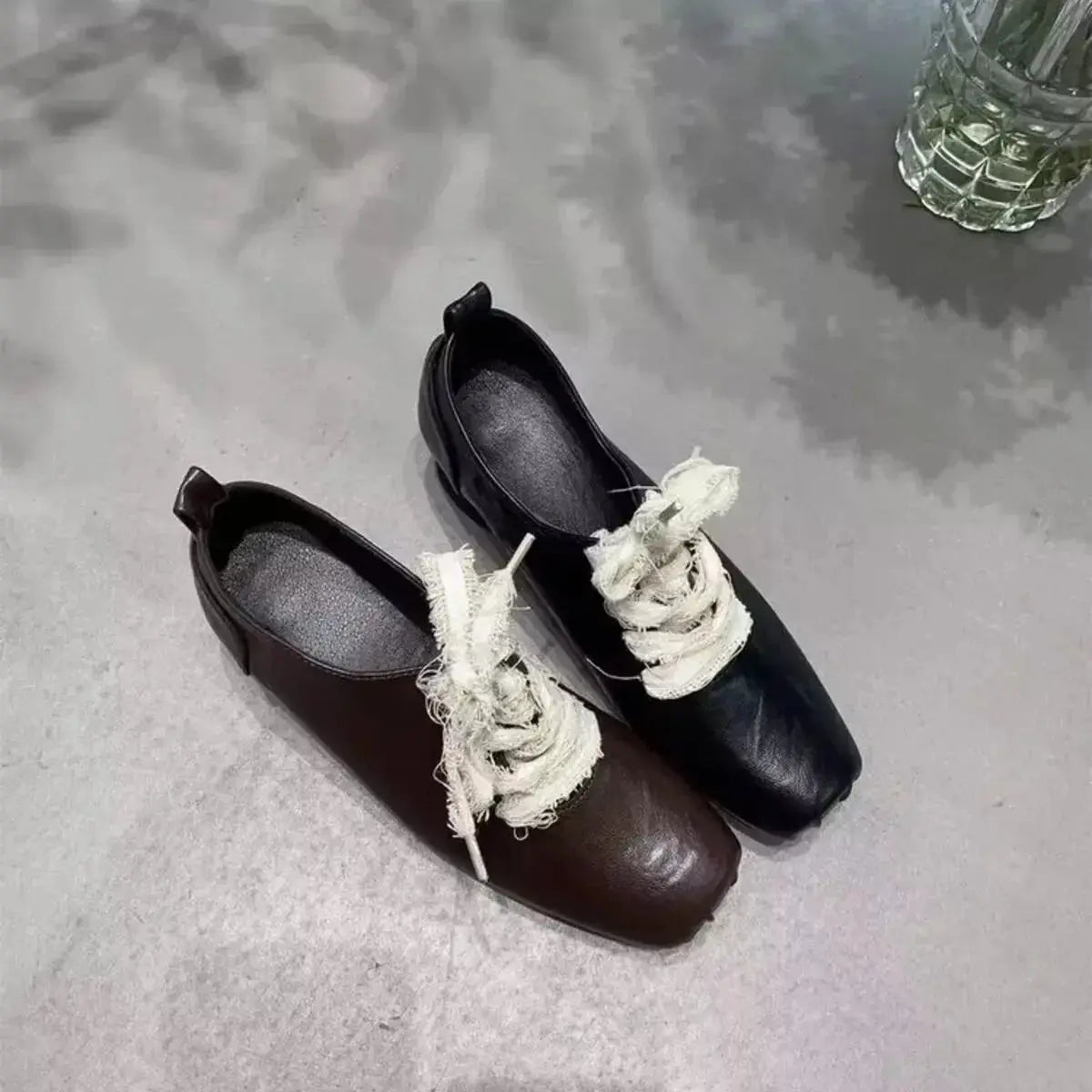 Square toe block heel pumps by Plush Fashion Hub, mid-height office dress shoes with comfortable fit and stylish design.