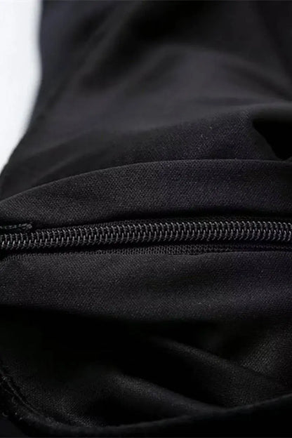 Strapless black Velvet Dress Pretty Little Patriot