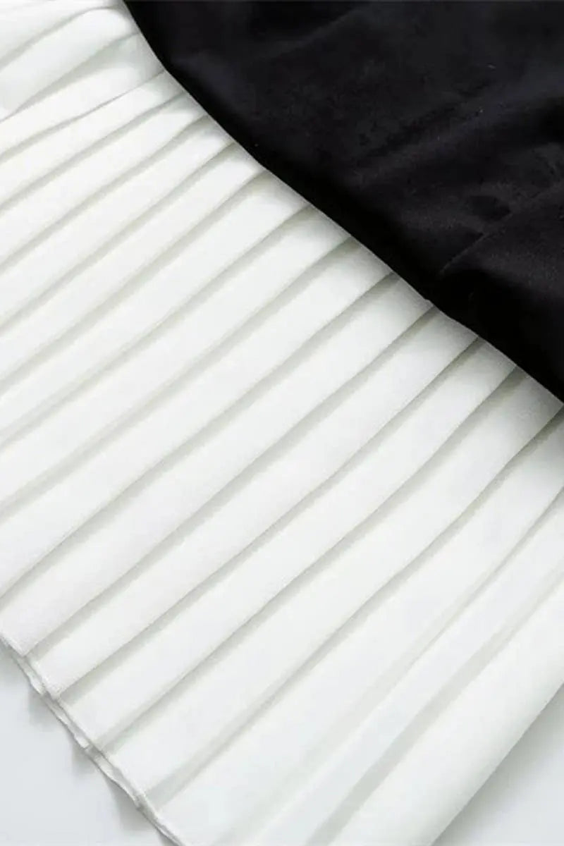 Strapless black Velvet Dress Pretty Little Patriot