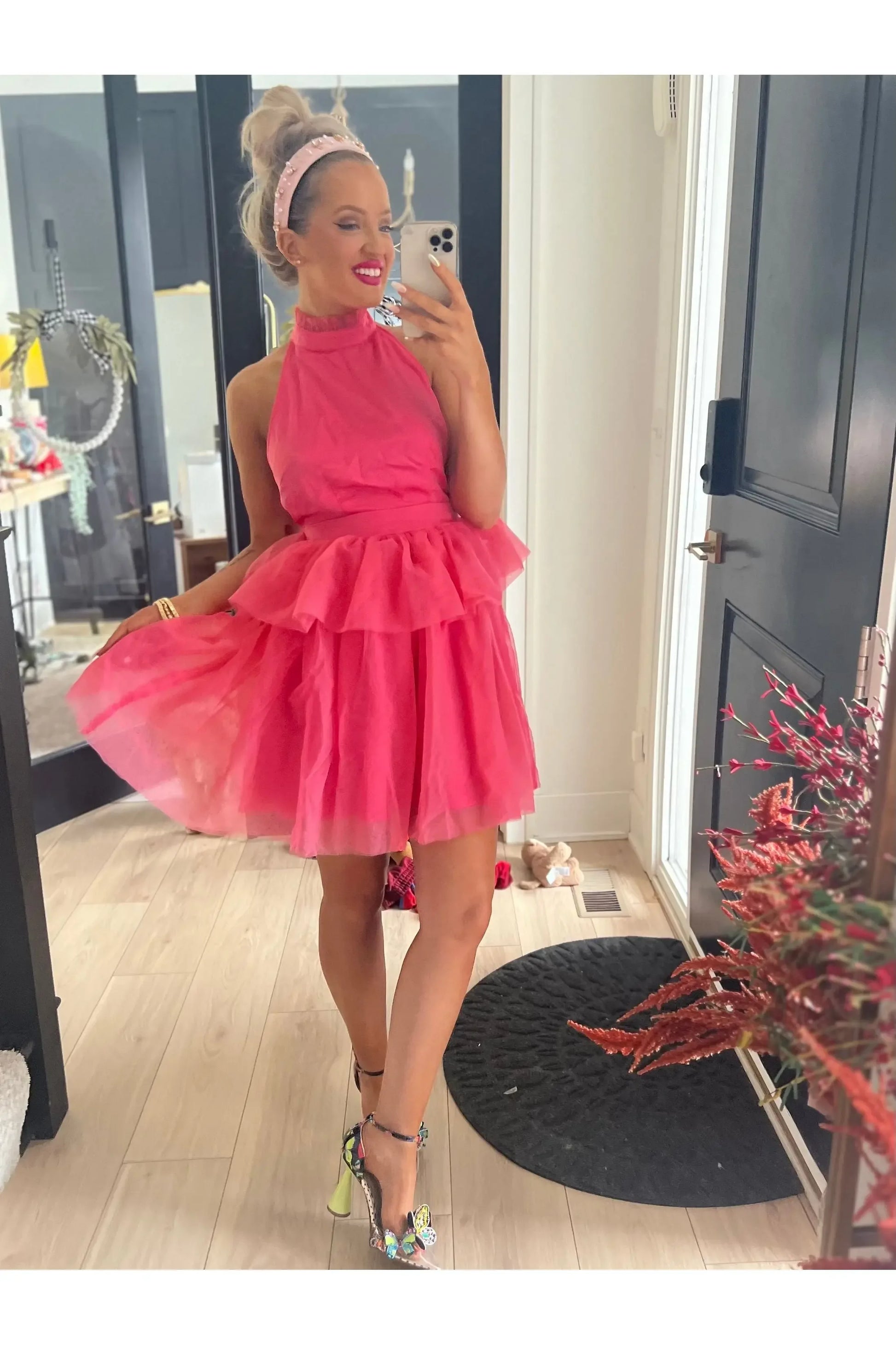 Strawberry Shortcake Pink Tulle dress - Plush Fashion Hub