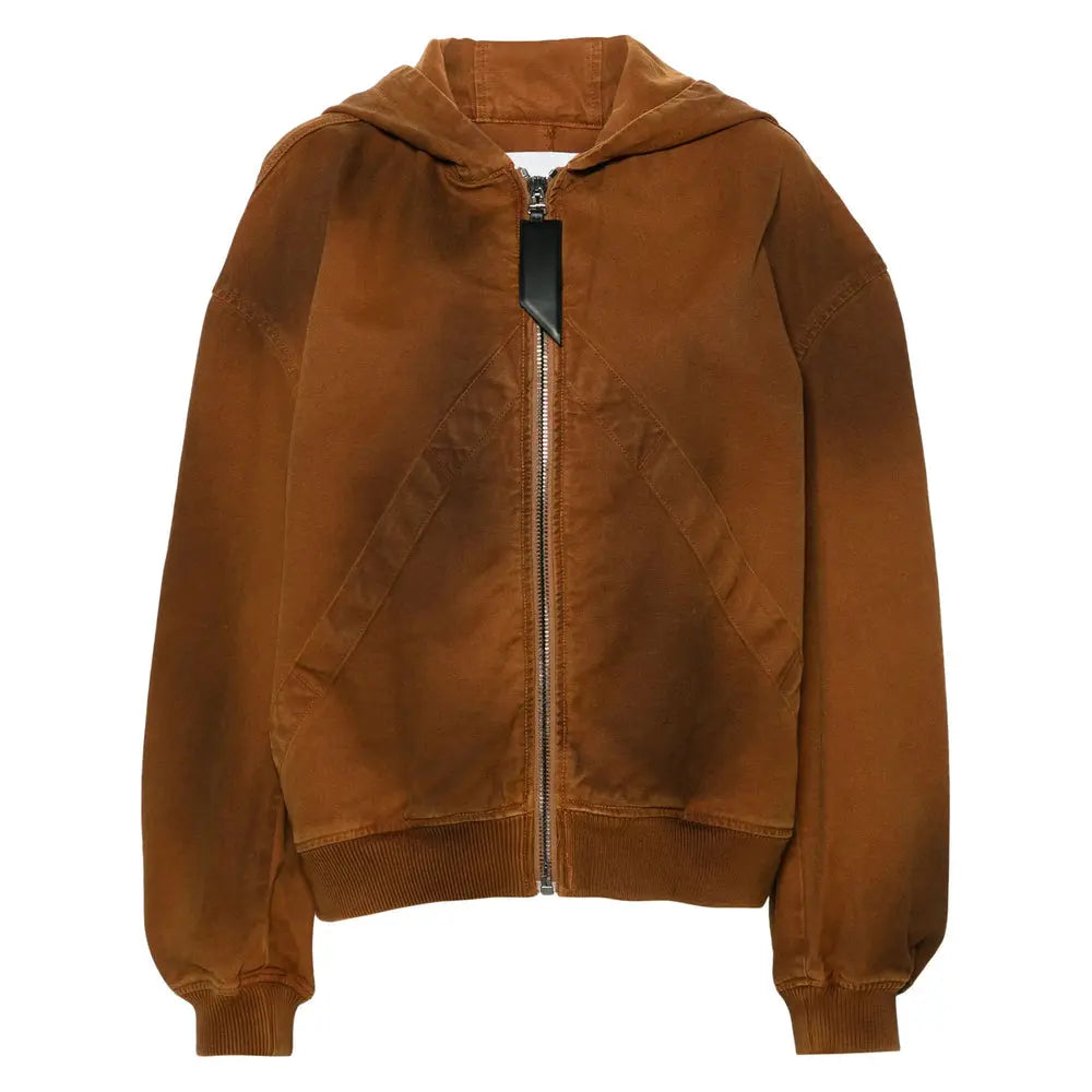 The Attico Brown Jackets - Oversized Jackets Women Luosophy