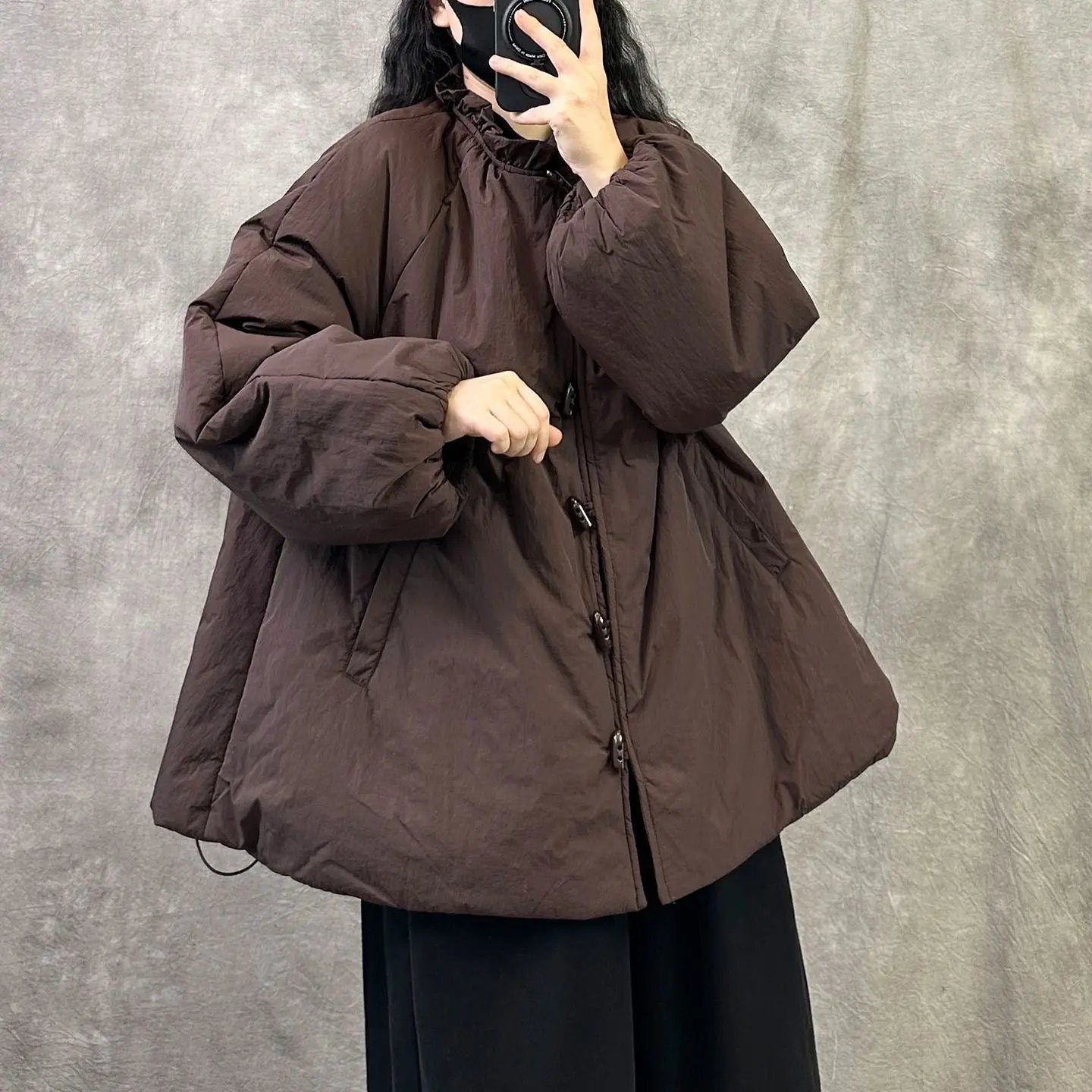 Thickened Warm Loose Large Size Cotton Coat Plush Fashion Hub