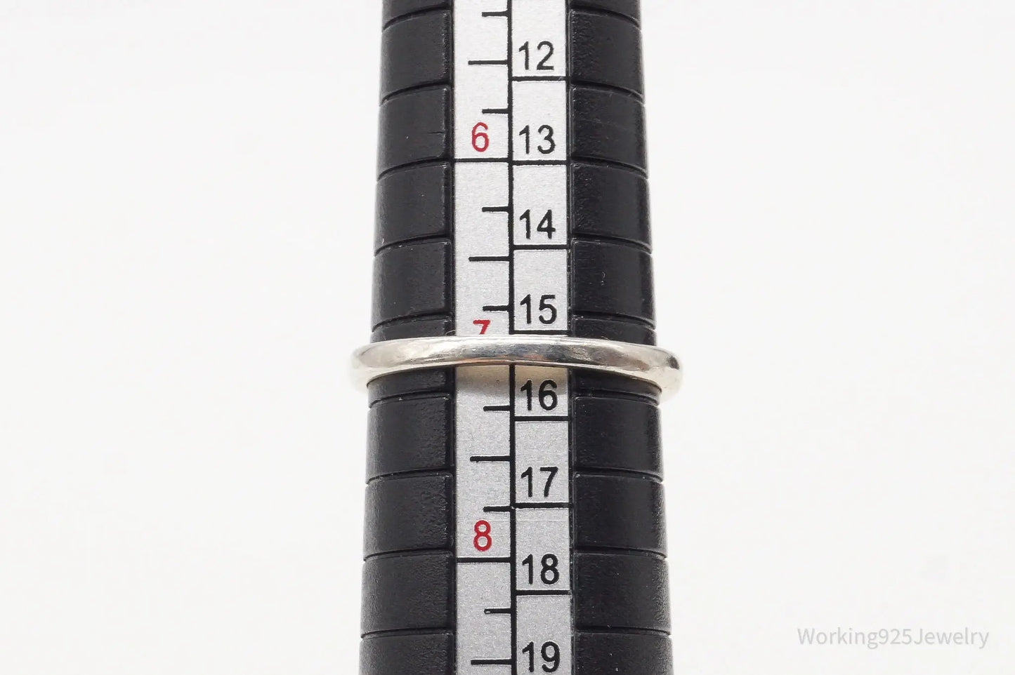 Vintage Designer DBJ White Opal Gold Vermeil Sterling Silver Ring - Size 7 Plush Fashion Hub