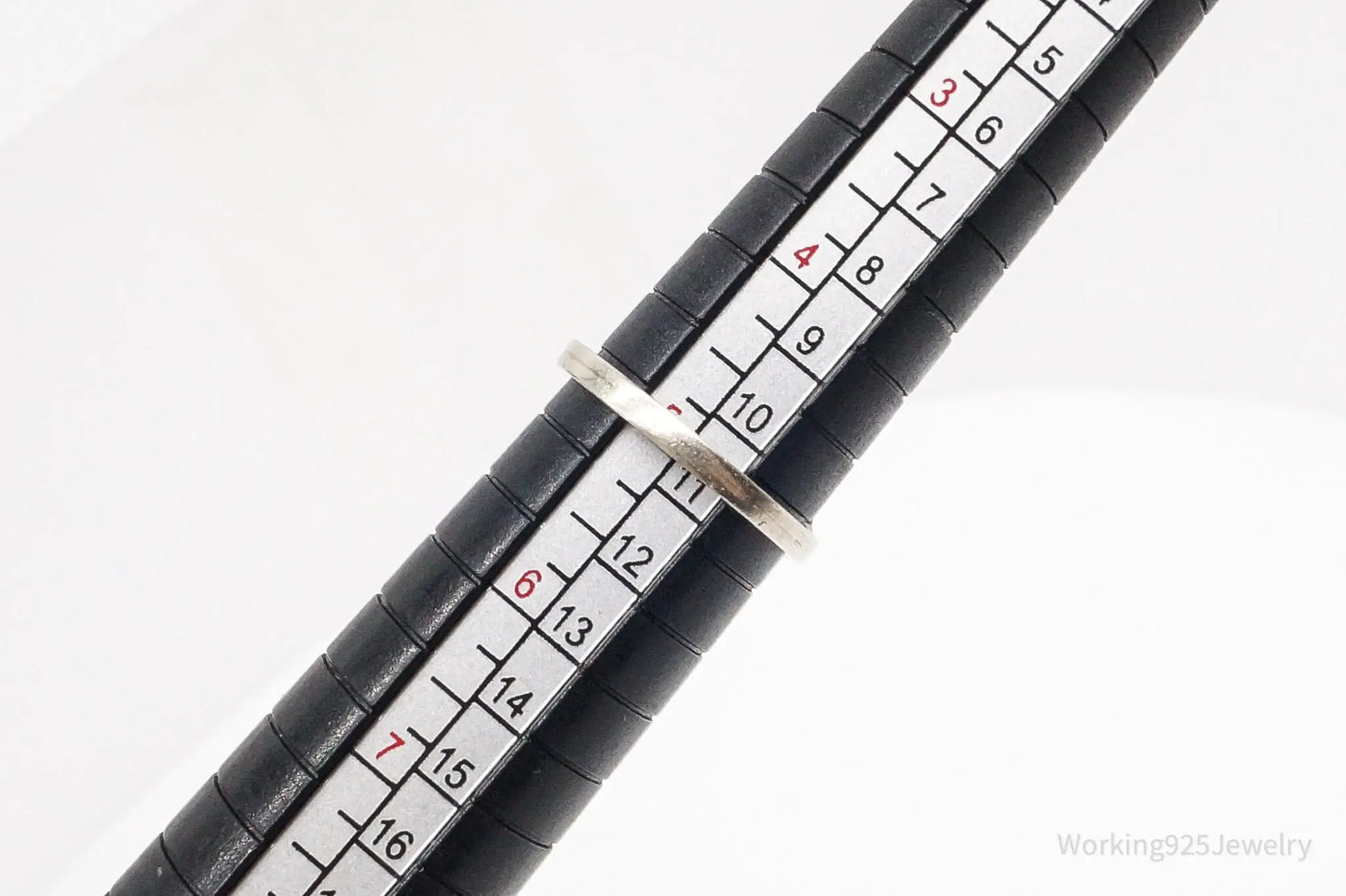 Vintage Designer Espo Pink Cubic Zirconia Sterling Silver Ring - Size 5 Plush Fashion Hub