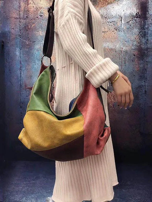 Vintage Genuine Leather Sling Bag Plush Fashion Hub