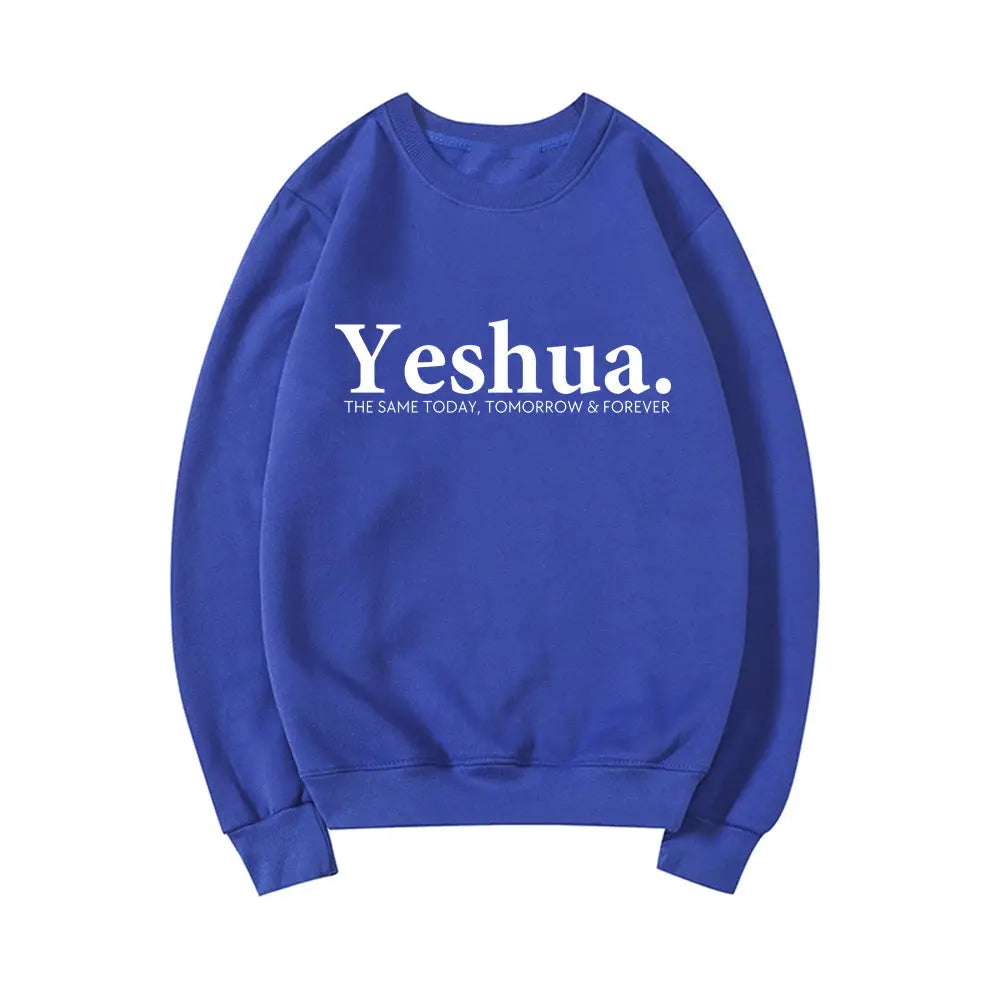 Vintage Yeshua Christian Sweatshirt Christian Apparel Faith - Plush Fashion Hub