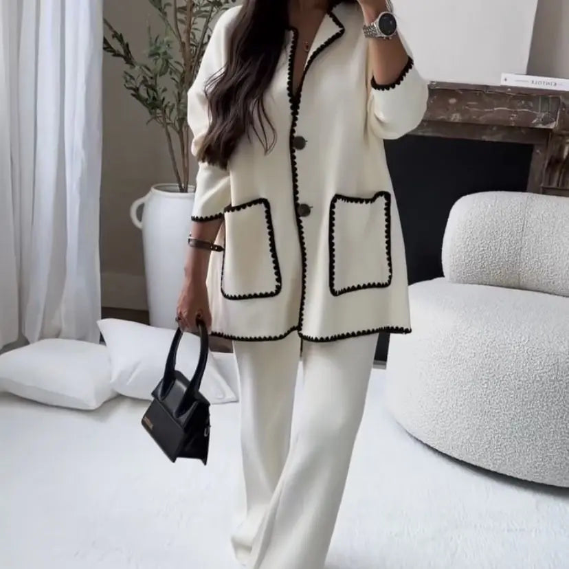 Women Stitching Bag Set Autumn Winter Perfecsy