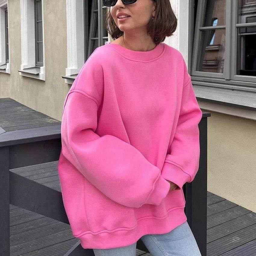 Women's Solid Color Loose Sweater