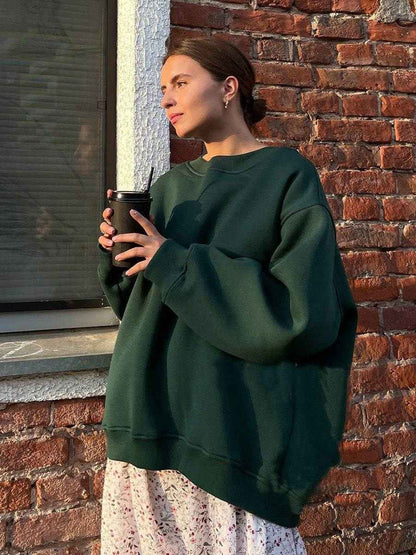 Women's Solid Color Loose Sweater