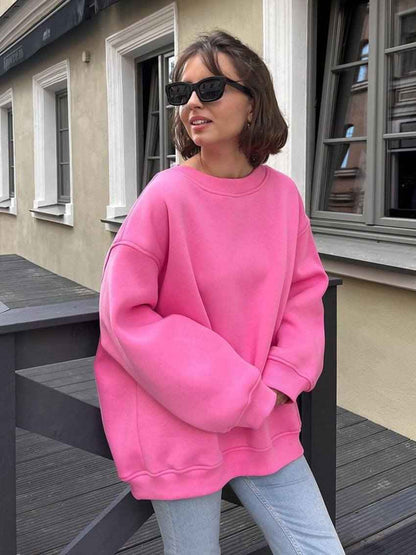 Women's Solid Color Loose Sweater