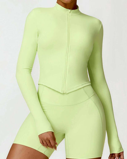 Women's Tight Long Sleeve Yoga Wear - Plush Fashion Shop #