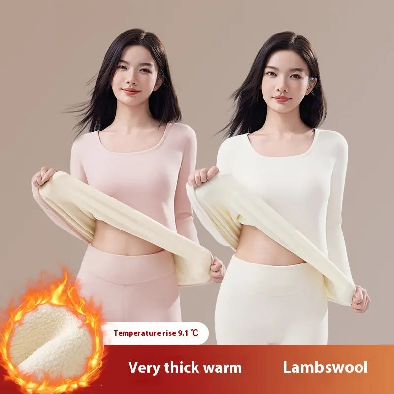 Women's Autumn Winter Berber Fleece Thermal Underwear Social Buzz eSIMs