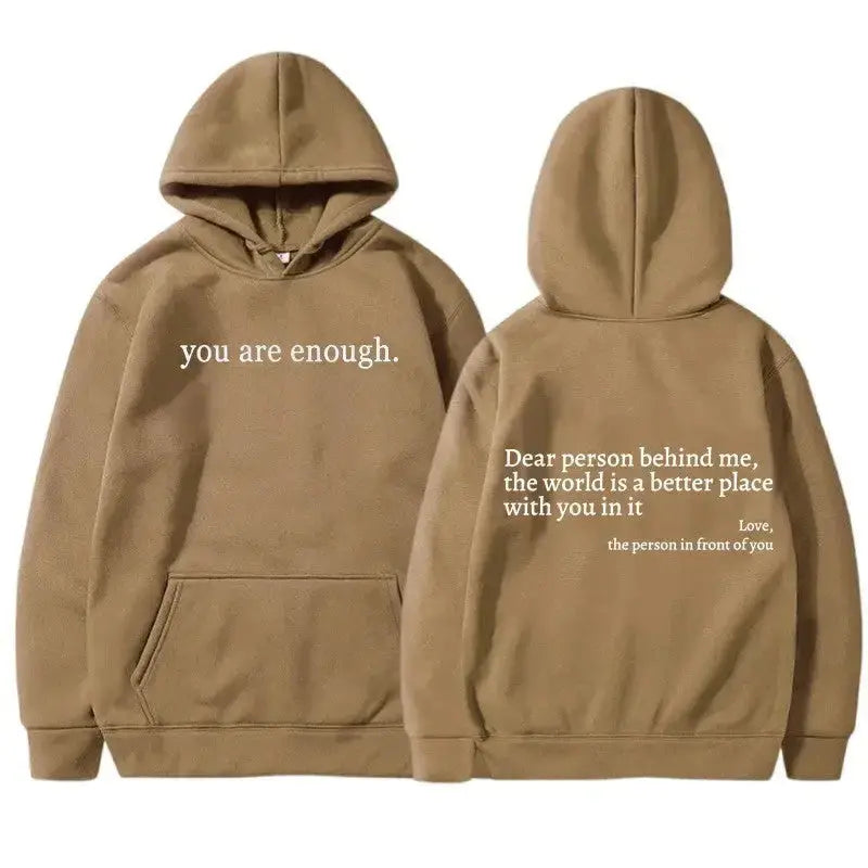 Women’s brushed fleece hoodie with letter graphic, plush fashion hub oversized soft pullover for casual wear
