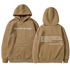 Women’s brushed fleece hoodie with letter graphic, plush fashion hub oversized soft pullover for casual wear