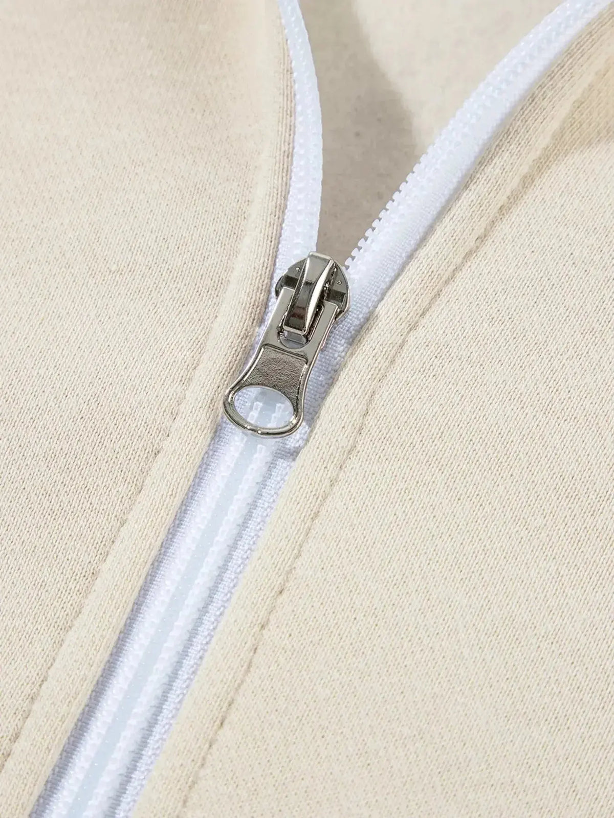 Women's plush fashion hub drop shoulder zip-up jacket and matching jogger lounge set, cozy sweat suit for casual wear.