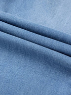 Women’s high-waisted wide-leg washed denim jeans with a relaxed fit, featuring classic denim styling and trendy design.