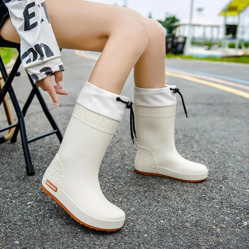 Women's Non-slip Wear-resistant Rain Boots - Plush Fashion Hub