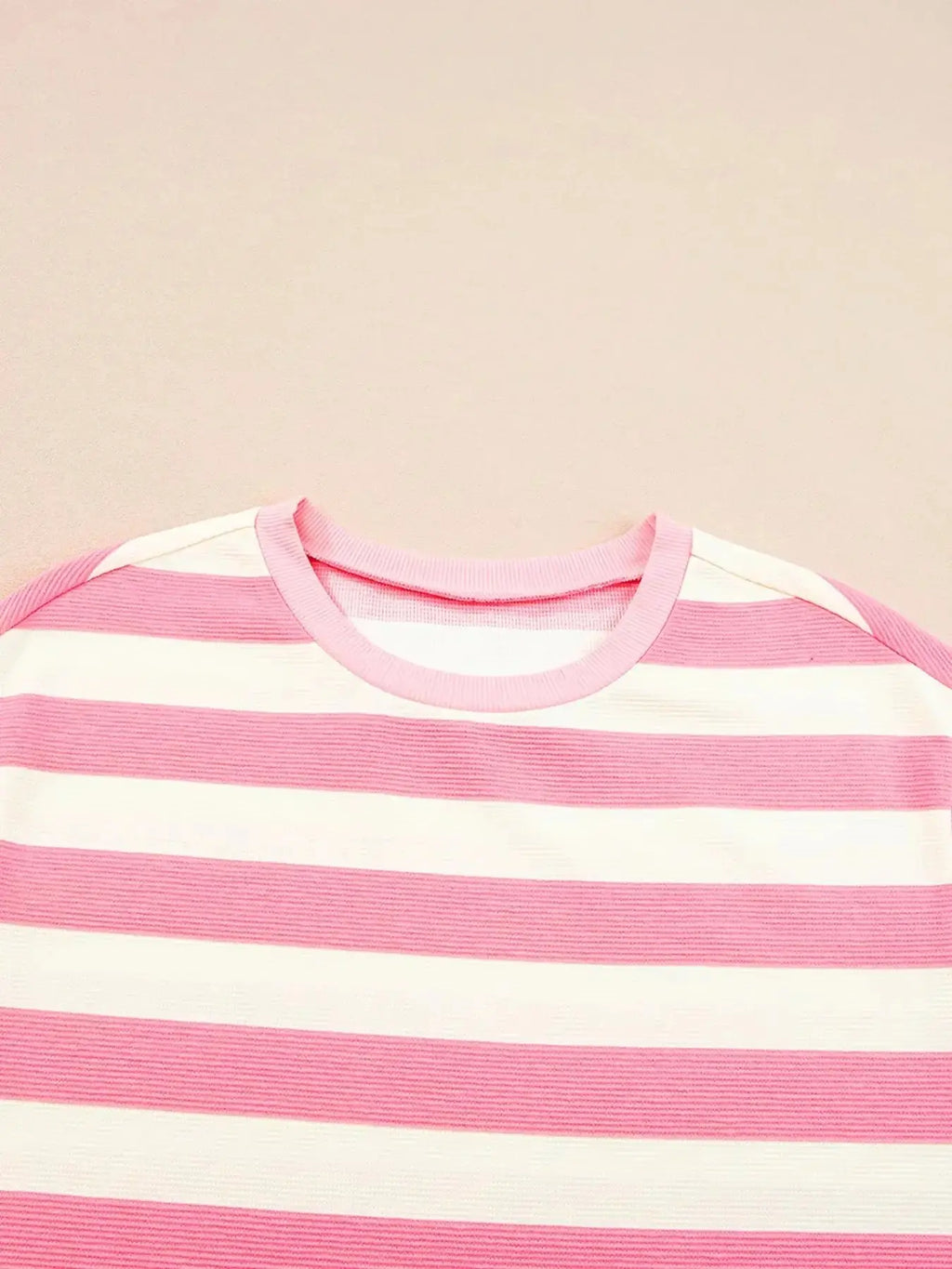 Women's striped cap sleeve shift dress with pockets from Trendsi, featuring a casual, stylish design perfect for everyday wear.