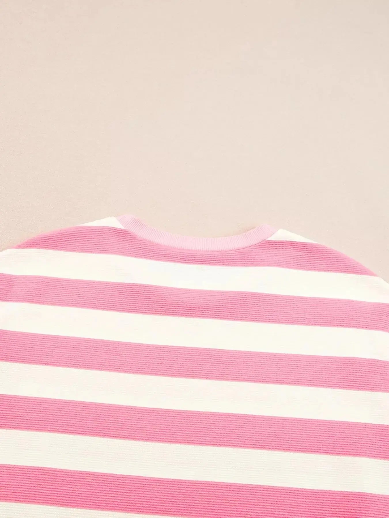 Women’s striped cap sleeve shift dress with pockets, featuring a casual fit and stylish design by Trendsi.