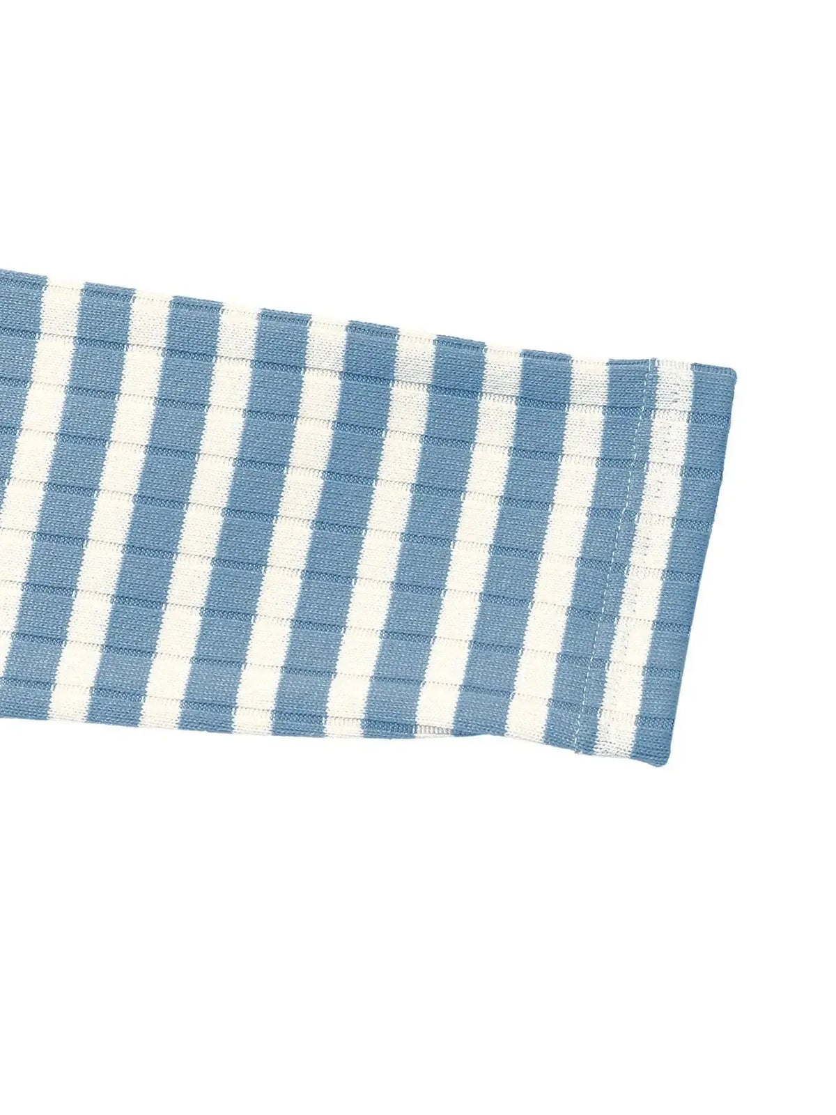 Soft striped women's loungewear set with square neck long sleeves and matching pants from Plush Fashion Hub.