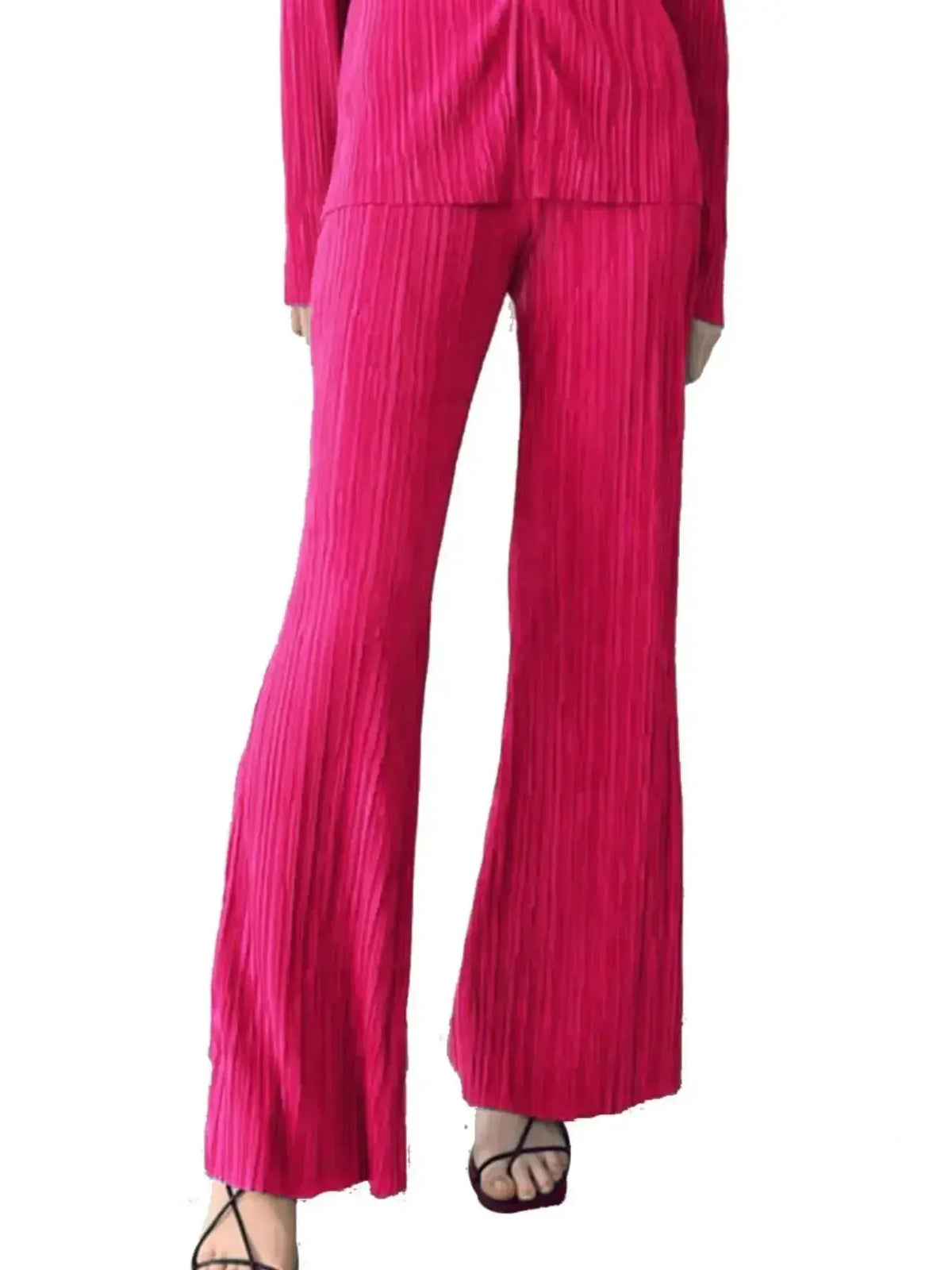 Women’s textured long sleeve button-up lounge pajamas set by Plush Fashion Hub, featuring cozy two-piece sleepwear with a stylish design.