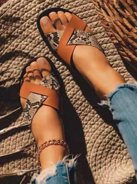 Summer women's fashion sandals from Trendy Attic Store01 featuring open-toe design and stylish straps.