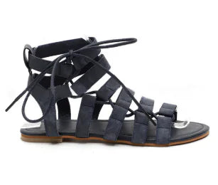 Plus size European style gladiator sandals for women with multiple straps and open toe design by Trendy Attic Store01.