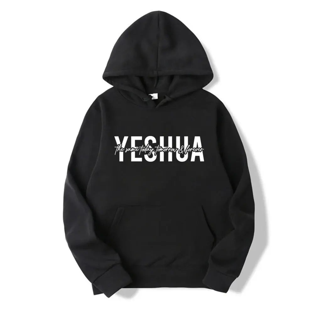 Yeshua Hoodie Christian Hooded Sweatshirt Religious - Plush Fashion Hub