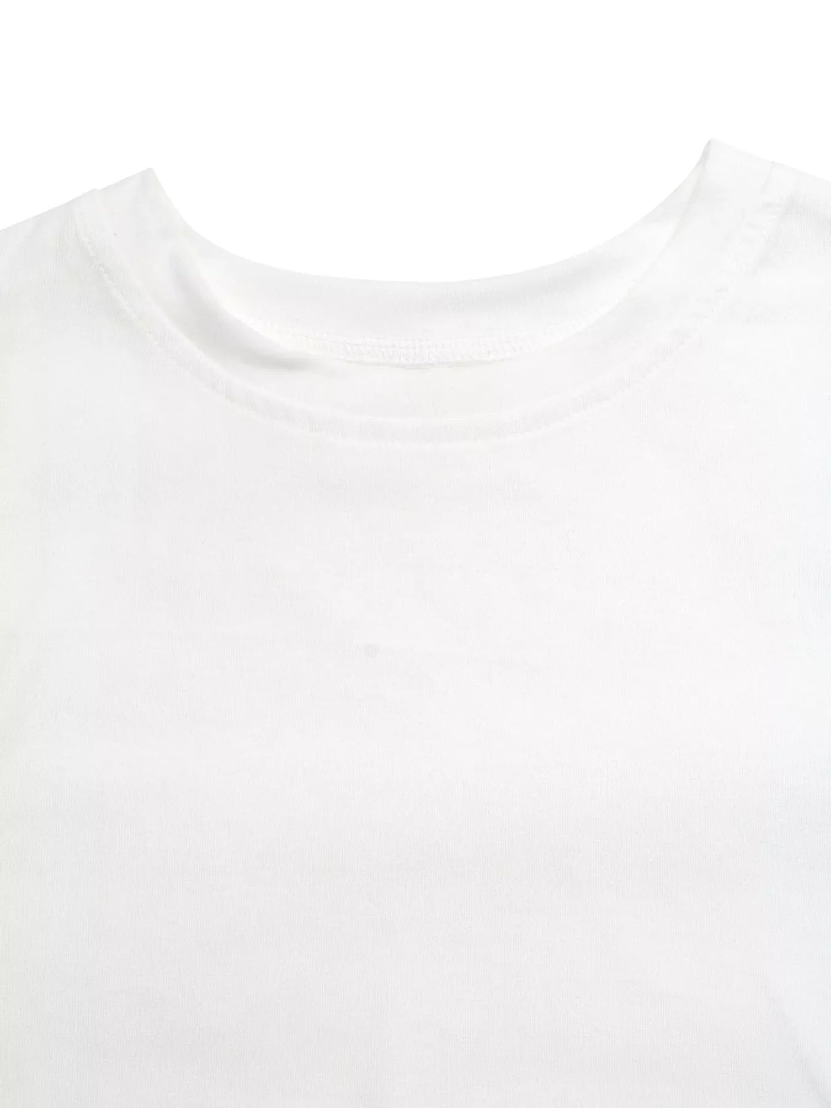 Lace detail half sleeve T-shirt from Plush Fashion Hub showing beige fabric with delicate lace accents on sleeves.