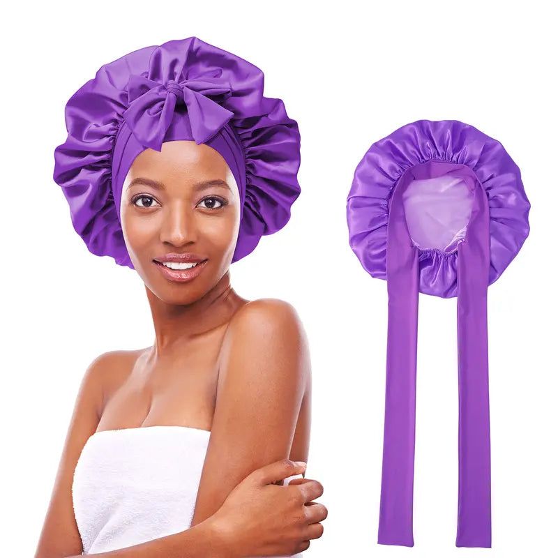 Women's Double Layered Silk Bonnet Hair Care Sleeping Hat with ElasticExperience ultimate hair protection and comfort while you sleep with the AWAYTR Double Layered Satin Night Caps for Women. Our satin sleep cap comes with a wide, sofhead scarfPlush Fashions ShopPlush Fashion Shop