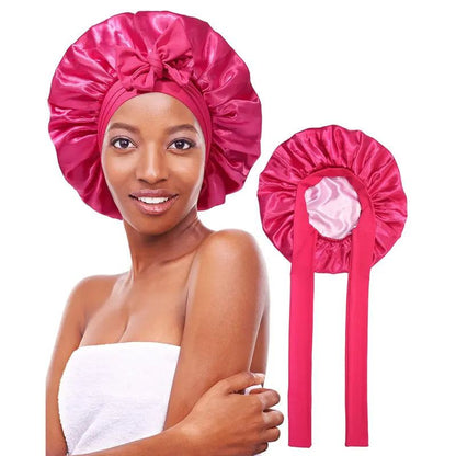 Women's Double Layered Silk Bonnet Hair Care Sleeping Hat with ElasticExperience ultimate hair protection and comfort while you sleep with the AWAYTR Double Layered Satin Night Caps for Women. Our satin sleep cap comes with a wide, sofhead scarfPlush Fashions ShopPlush Fashion Shop