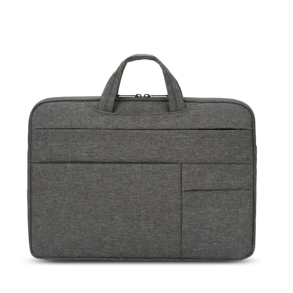 Pi-Mart 13-15.6 inch laptop bag with shoulder strap, carrying case, briefcase style for business, leisure, or school use.