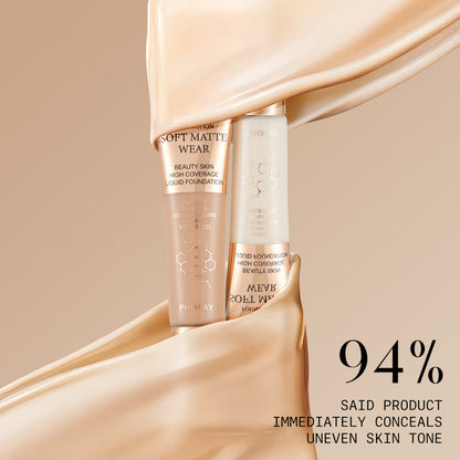 PHOFAY Full Coverage FoundationGet ready to slay with PHOFAY Full Coverage Foundation! With a lightweight feel and oil-controlling formula, this foundation will give you a flawless, airbrushed looConcealerPlush Fashion ShopPlush Fashion ShopPHOFAY Full Coverage Foundation