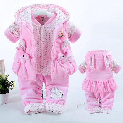 Baby Autumn Clothing Girls Autumn And Winter Clothing SuitsIntroducing our Baby Autumn Clothing set, perfect for girls in middle school (ages 8 and up, 140cm and taller). The three-piece set includes long sleeve tops and bot0Plush Fashions ShopPlush Fashion Shop