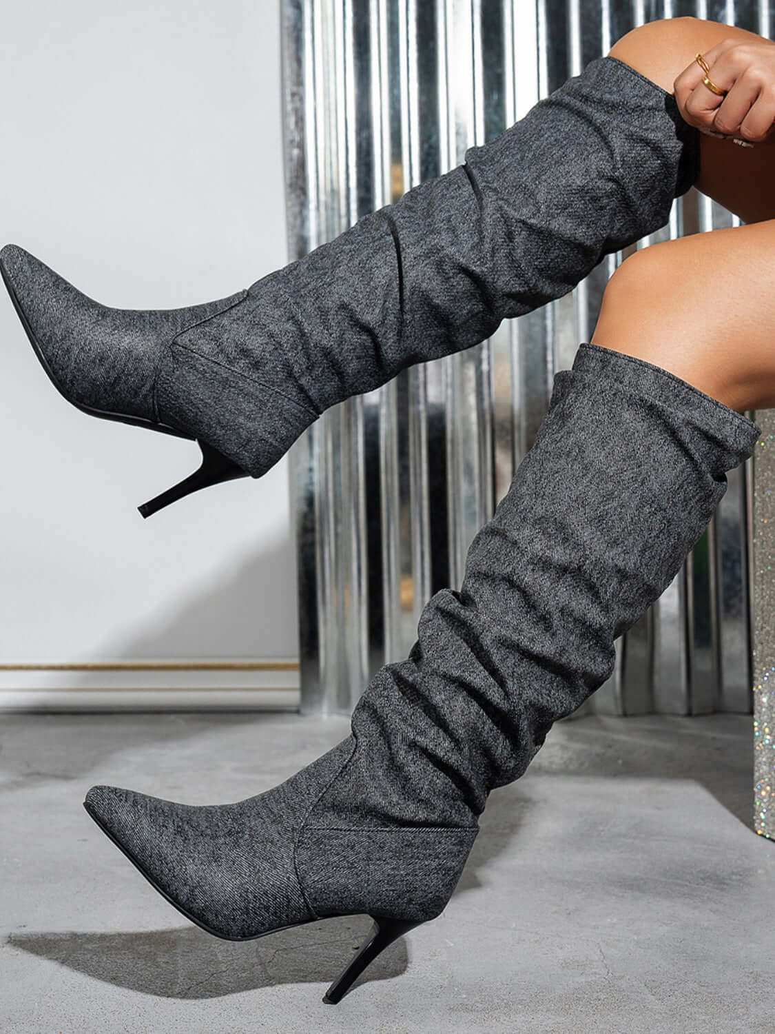 Women's Point Toe Stiletto Boots