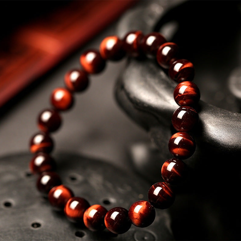 Vintage Style  8mm Red Tiger Eye BraceletElevate your energy and style with our Vintage Style 8mm Red Tiger Eye Bracelet. Made with agate and featuring a geometric shape, this unisex bracelet is perfect forBracletPlush Fashion ShopPlush Fashion Shop